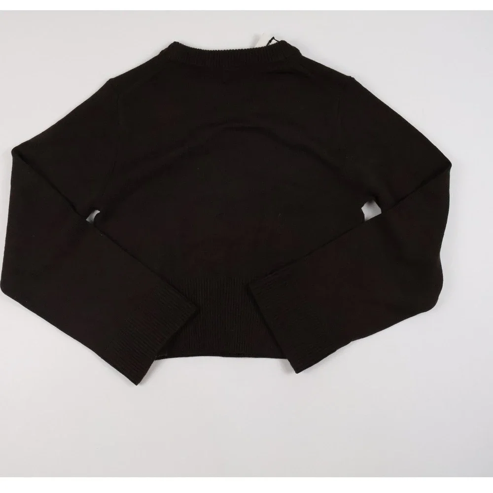 Babaton Sweater Byline Cacao Nib Brown Solid Medium NWT 128
